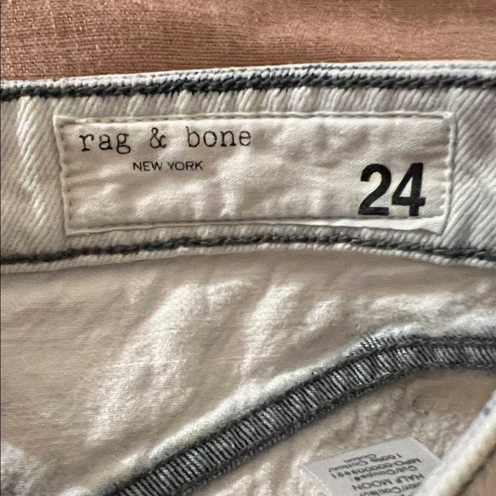 rag & bone Cream Nina Cigarette Jeans - Picture 2 of 7